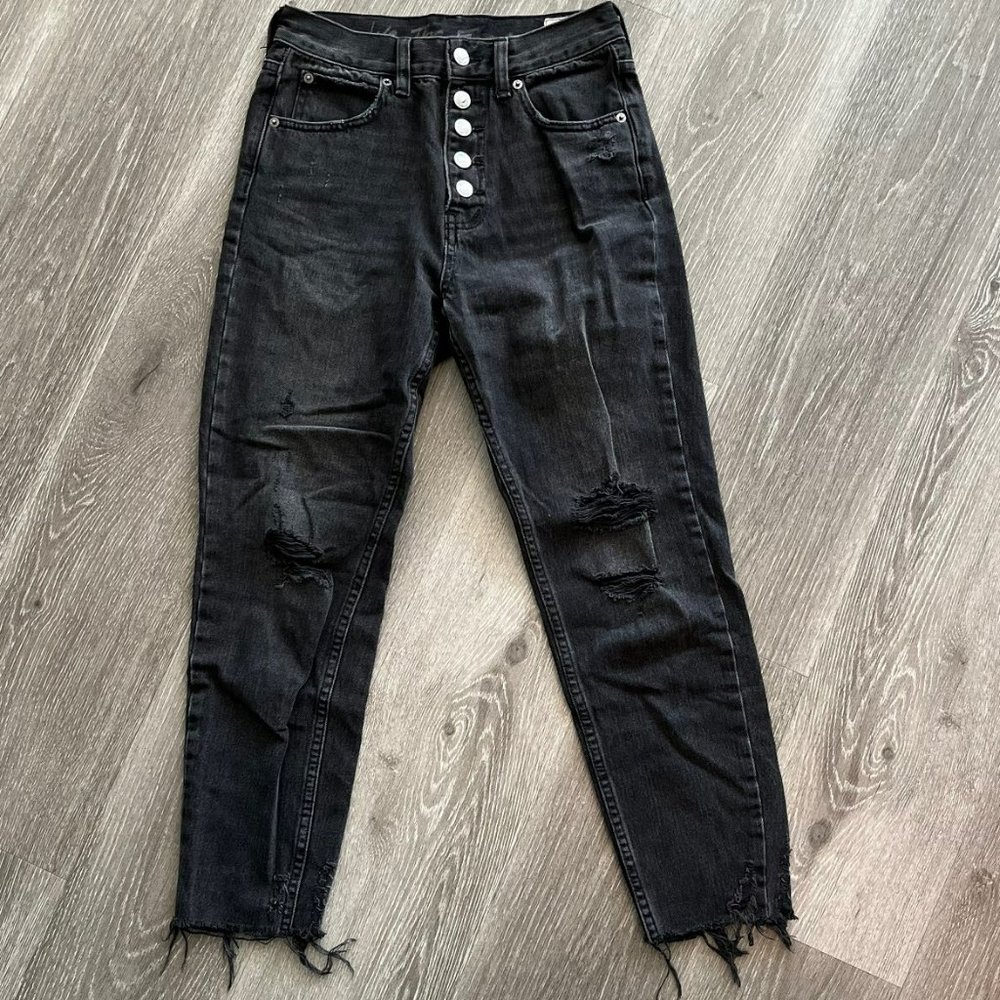 We The Free High-Rise Distressed Jean